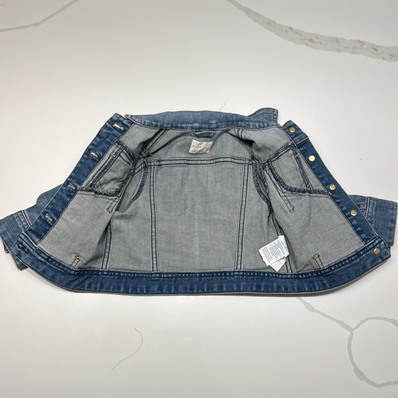 J crew crewcuts girls blue denim jacket size 2 💙 - Picture 5 of 7